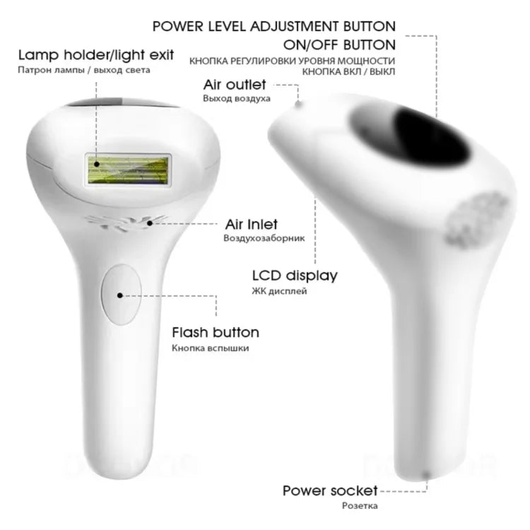 Depiladora Laser IPL Profesional